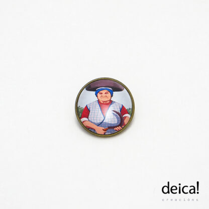 Broche-redondo-pequeno-ilustrados-co-debuxo-labrega