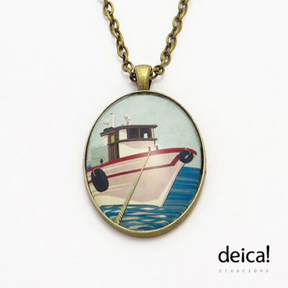 Colgante-ilustrado-co-debuxo-barco-bateeiro