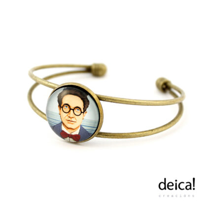 pulseira-ríxida-axustable-ilustrada-co-debuxo-castelao