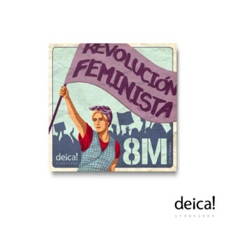 Impresión-sobre-papel-do-debuxo-revolucion-feminista-formato-cadrado-21x21